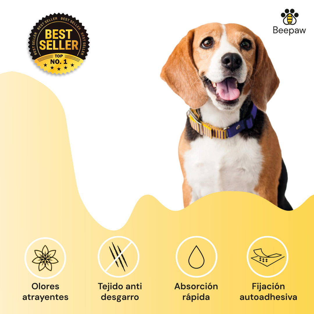 PAÑO DE ENTRENAMIENTO PARA PERRO BEEPAW TRAIN-E SMALL 45*60 X 50 UNIDADES - Imagen 3