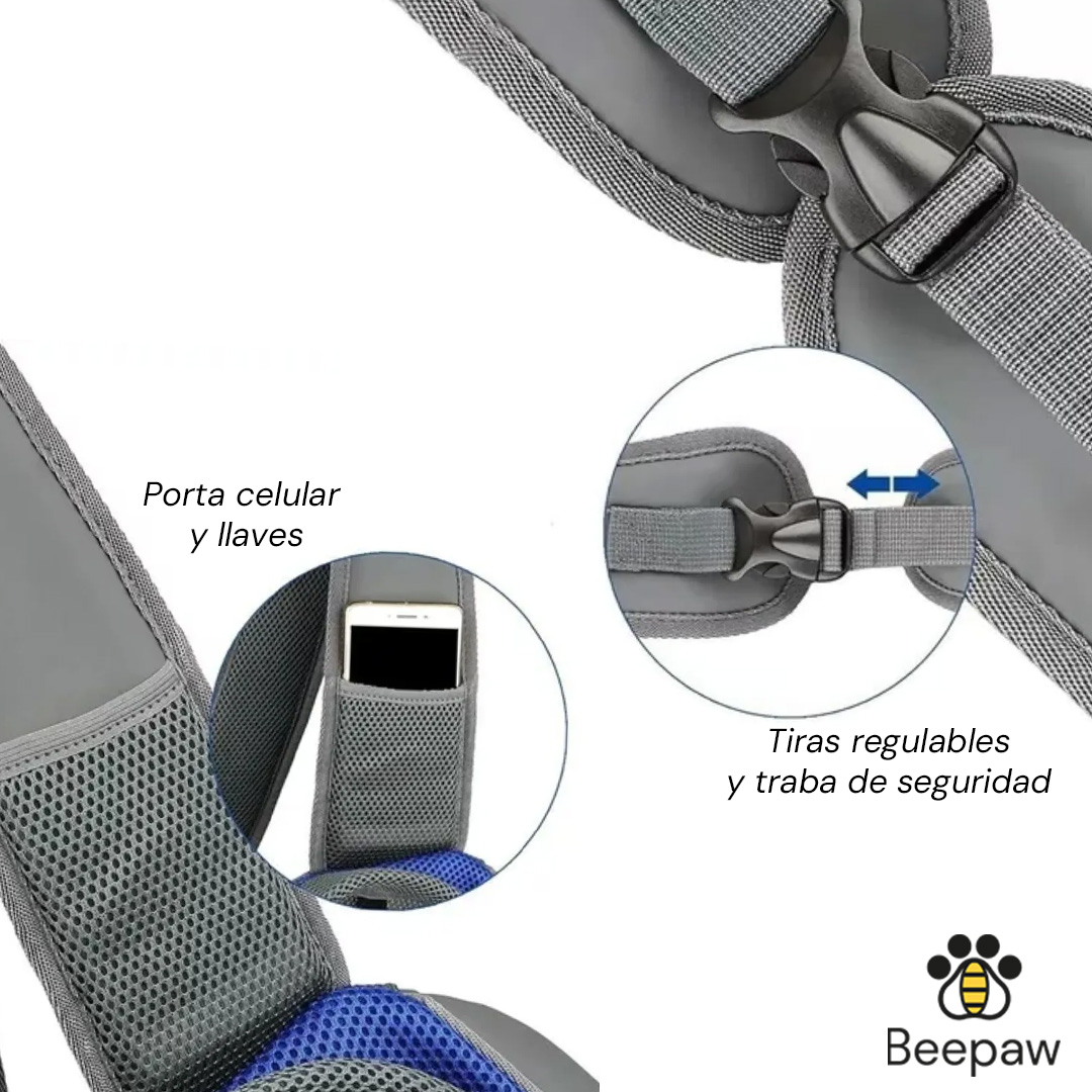 BOLSO CROSSBODY SMALL 25CM NEGRO/AZUL - Imagen 5