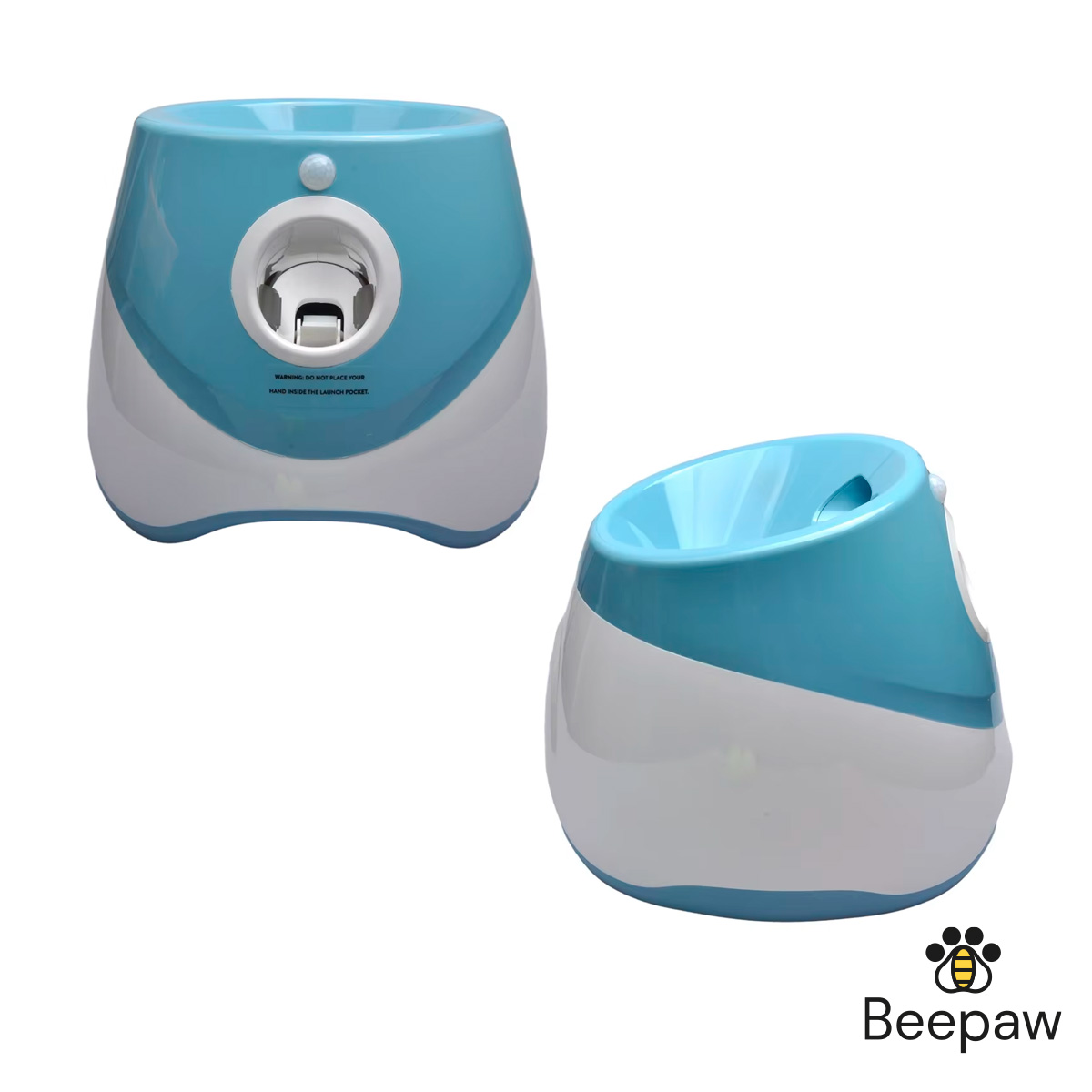 JUGUETE LANZAPELOTA INTERACTIVO BEEPAW SHOOT-E AZUL - Imagen 3