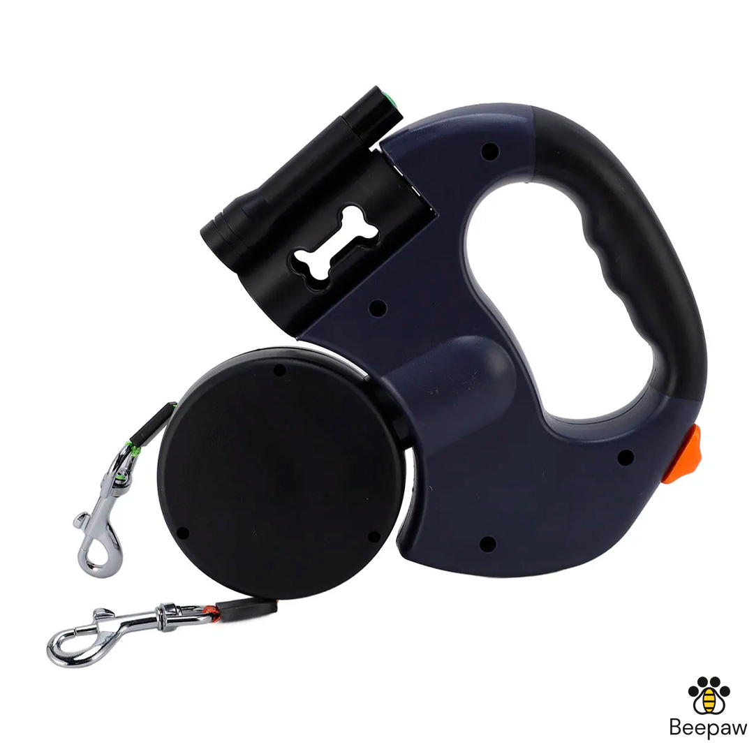 CORREA DE PASEO RETRACTIL DOBLE BEEPAW 3M - Imagen 5
