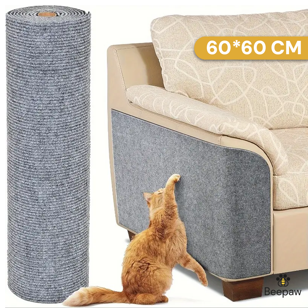 CUBRE SILLON ANTIDESGARRO RASCADOR 60*60CM.GRIS CLARO