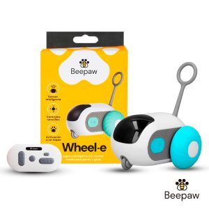 JUGUETE RATON INTELIGENTE PARA GATOS BEEPAW WHEEL-E AZUL