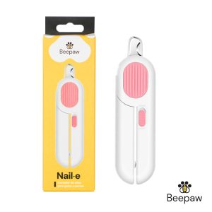 CORTADOR DE UÑAS BEEPAW NAIL-E ROSA