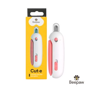 CORTADOR DE UÑAS BEEPAW CUT-E ROSA