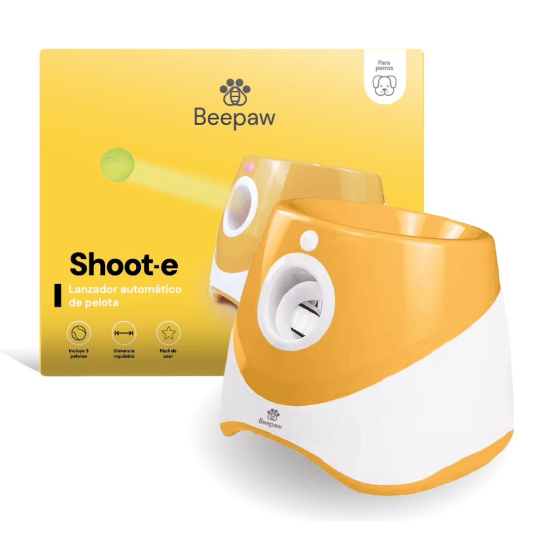 JUGUETE LANZAPELOTA INTERACTIVO BEEPAW SHOOT-E NARANJA