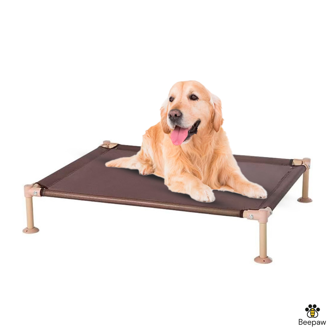 CAMA EN ALTURA MALLADA PARA PERROS 90*71*18CM