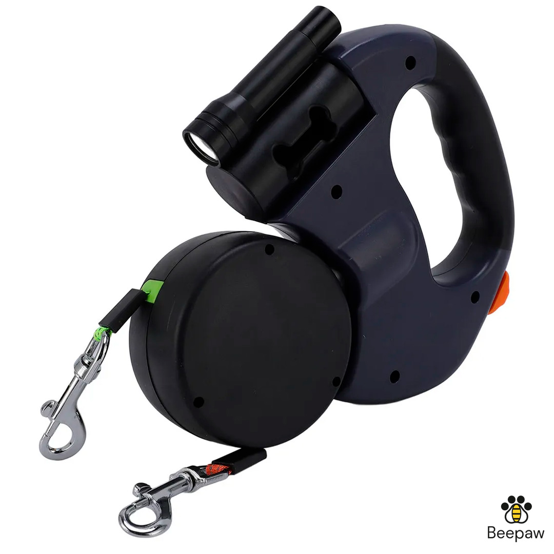 CORREA DE PASEO RETRACTIL DOBLE BEEPAW 3M - Imagen 8