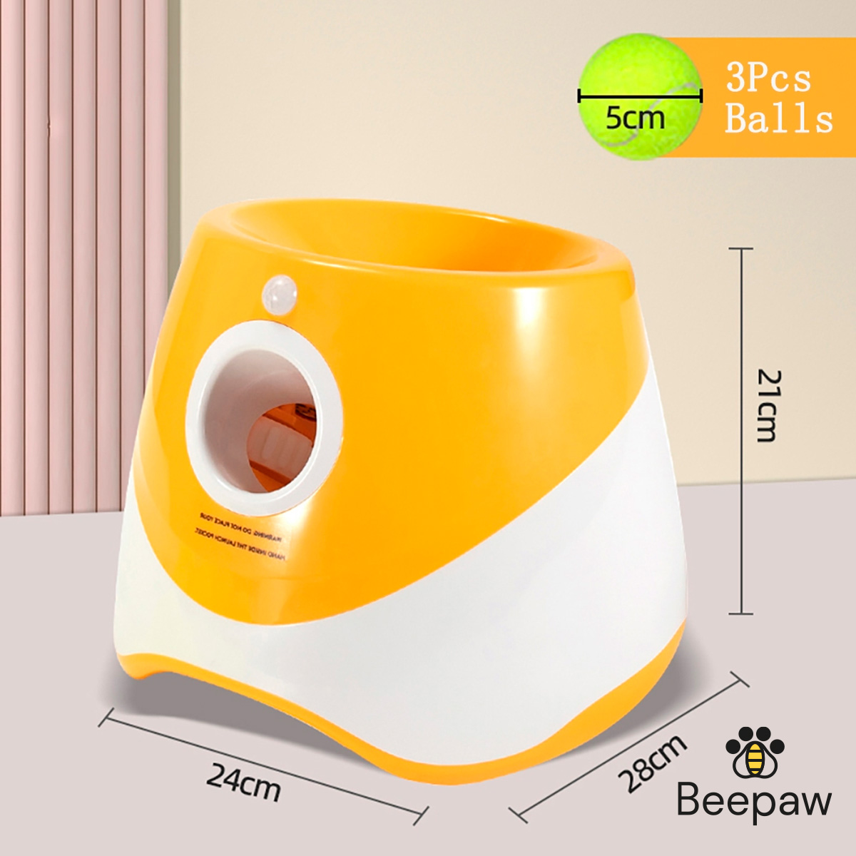 JUGUETE LANZAPELOTA INTERACTIVO BEEPAW SHOOT-E NARANJA - Imagen 3