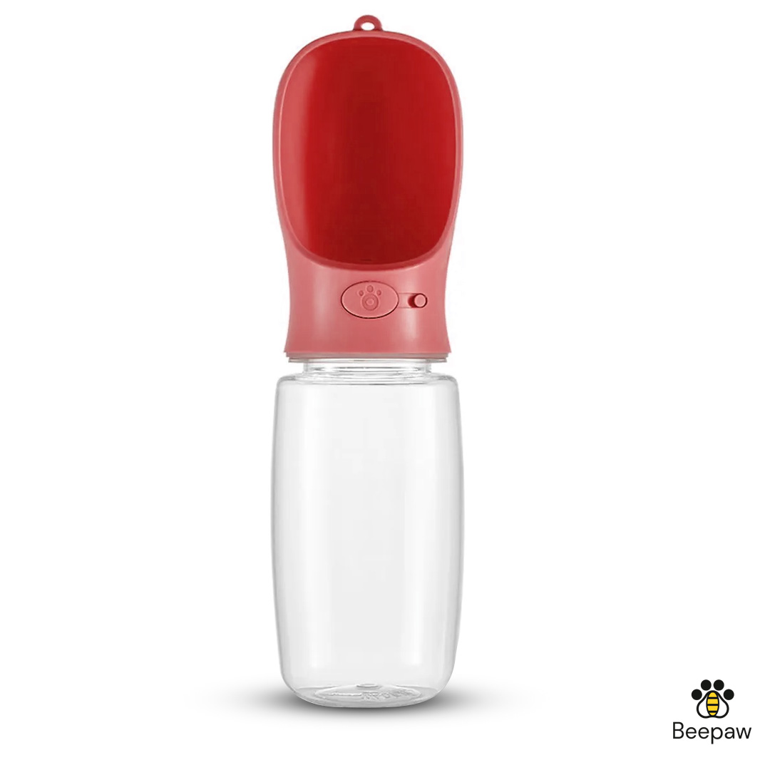 BOTELLA DISPENSADORA DE AGUA BEEPAW 550ML ROSA