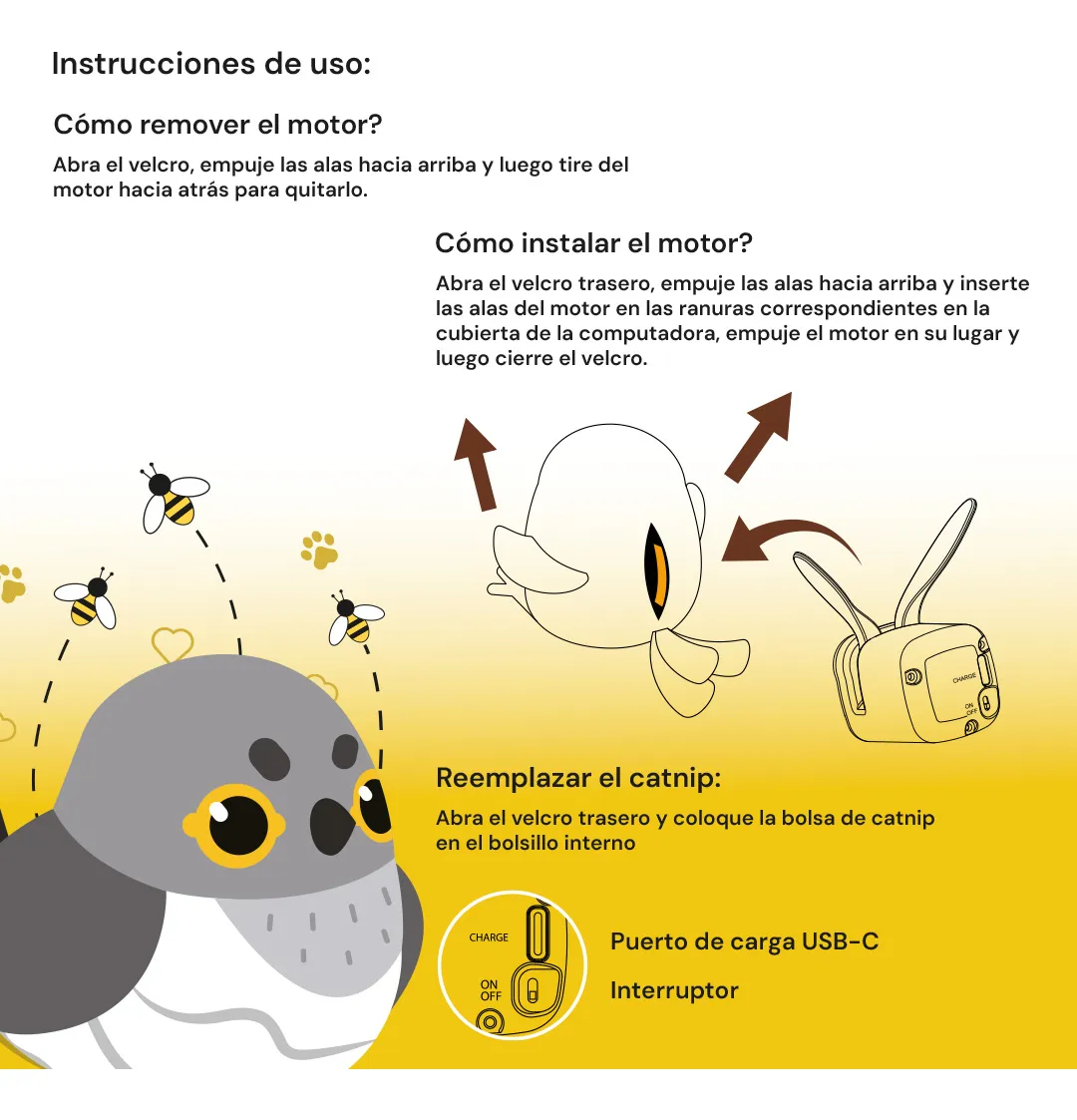 JUGUETE BUHO INTELIGENTE BEEPAW OWL-E - Imagen 6