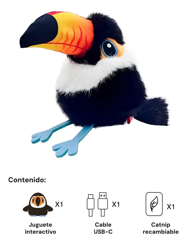 JUGUETE TUCAN INTELIGENTE BEEPAW TUK-E - Imagen 3