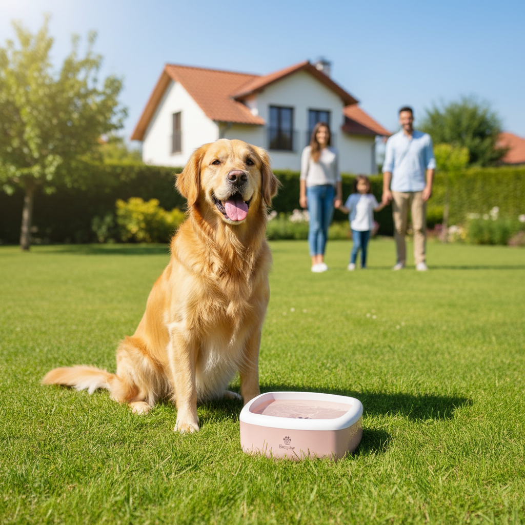 BEBEDERO INTERACTIVO PARA PERROS BEEPAW DRINK-E ROSA - Imagen 3